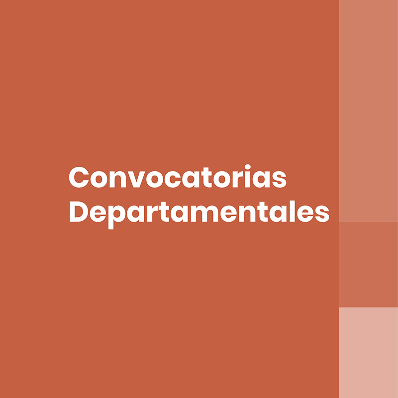 Convocatorias Departamentales