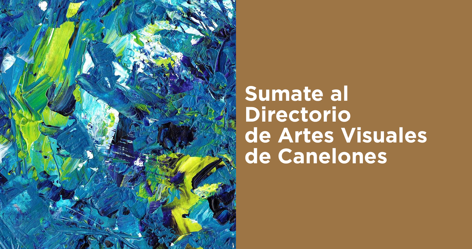 Sumate al Directorio de Artes Visuales de Canelones